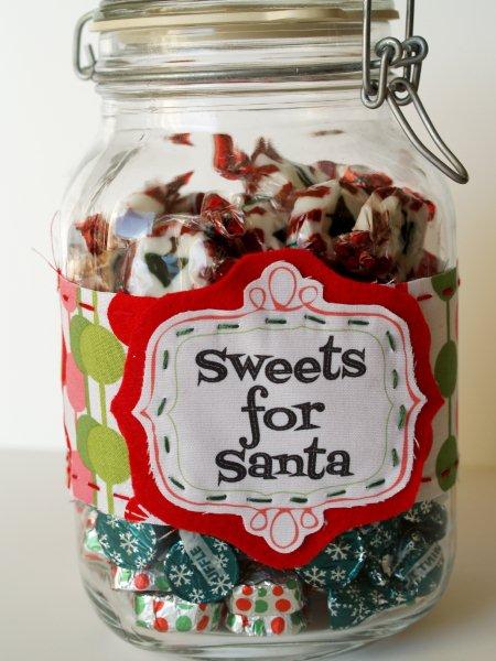 Christmas Candy Jar Labels