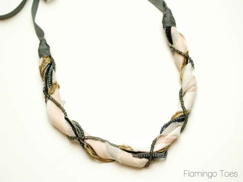 Twisted Beaded Necklace Knockoff