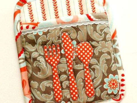 Image for "Let's Eat" Potholder