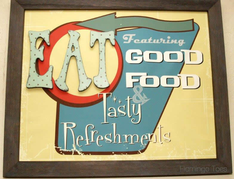 Retro Kitchen Canvas Print