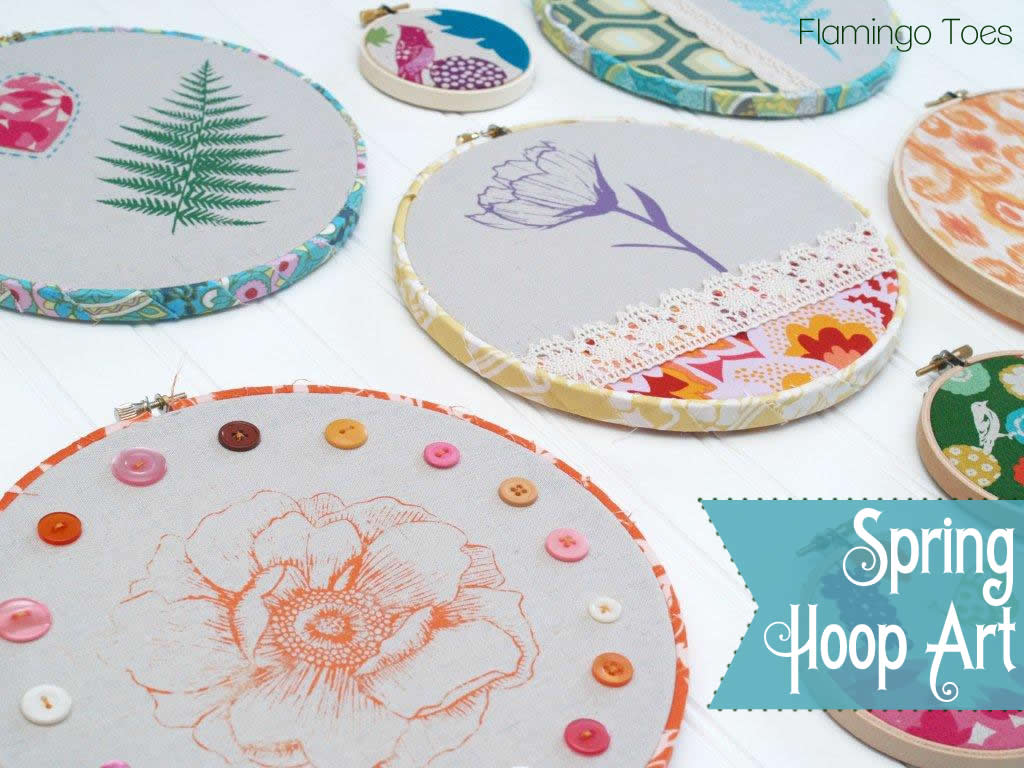 Spring Hoop Art