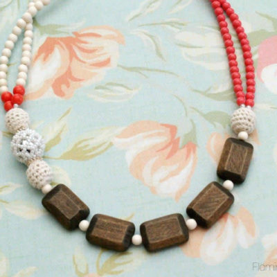 DIY Chunky Beaded Statement Necklace