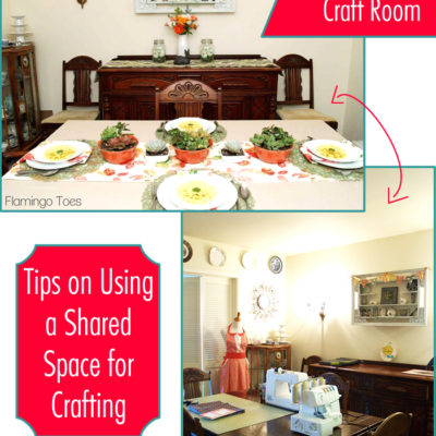 My Studio – Tips on Using a Shared Space for Crafting