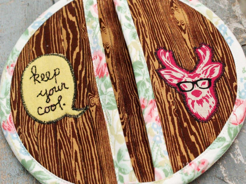 Easy Bias Tape Potholder