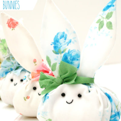 Roly Poly Fabric Easter Bunnies