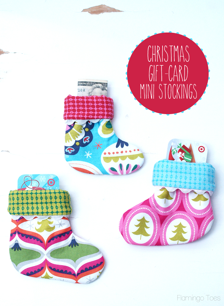 Christmas Gift Card Mini Stockings