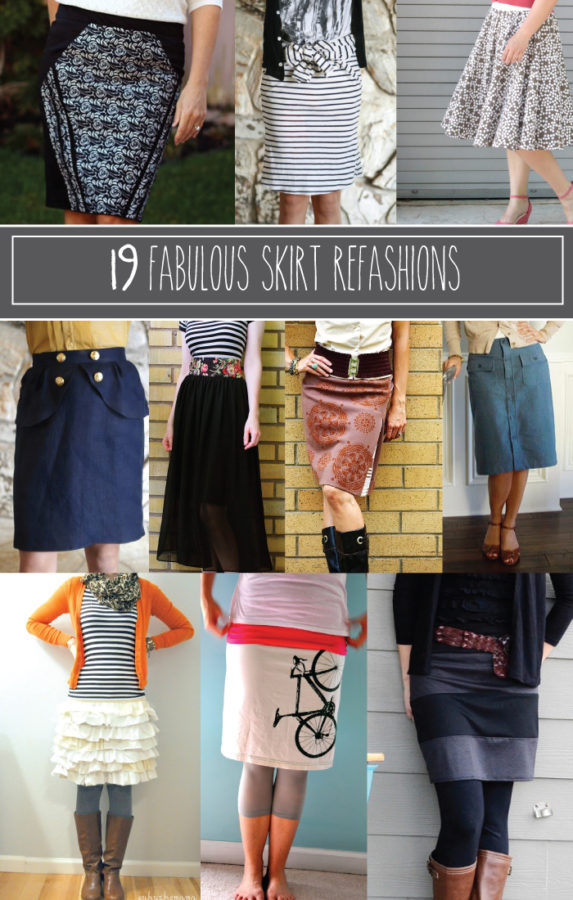 19 Fabulous Skirt Refashion Projects