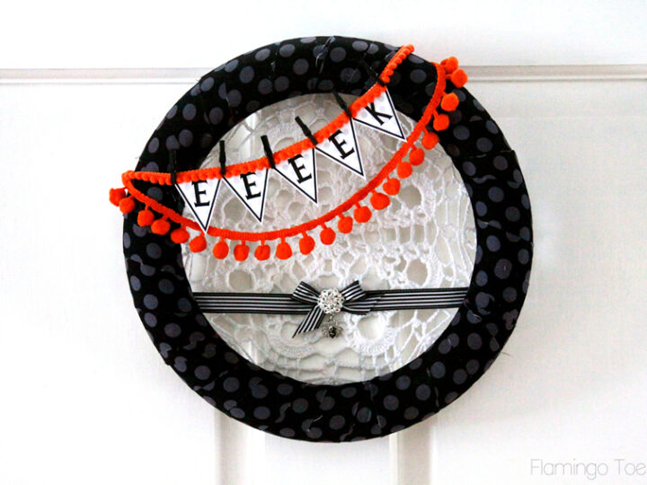 Image for Eeeek! Spider Glam Halloween Wreath