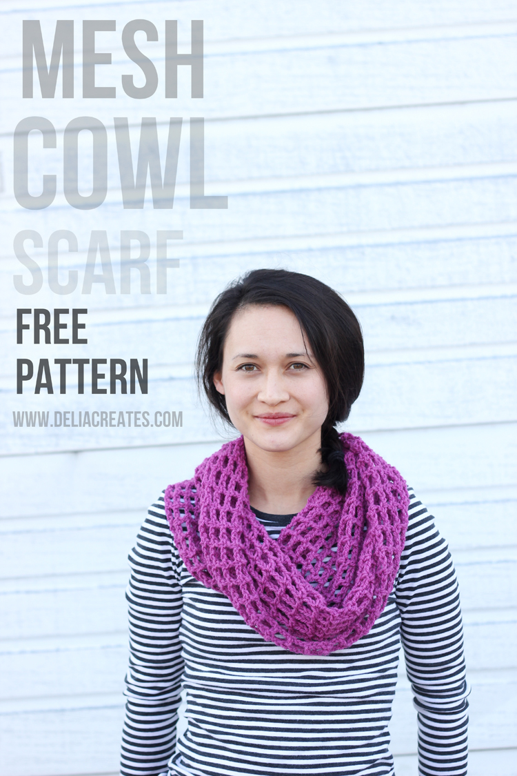 Free Crochet Scarf Patterns featured by top US sewing blog, Flamingo Toes