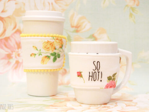 Image for Easy & Cute Fabric Mug Cozy Tutorial