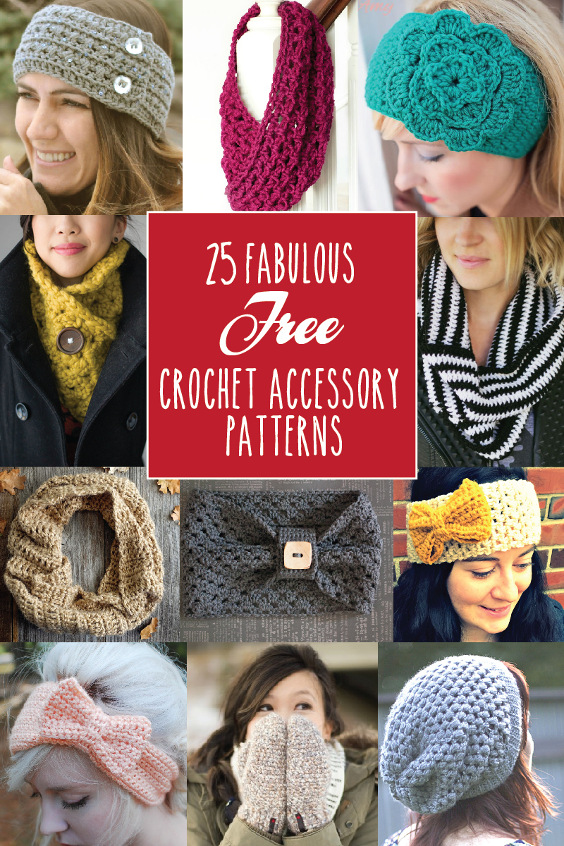 25 Fabulous Free Crochet Accessories 