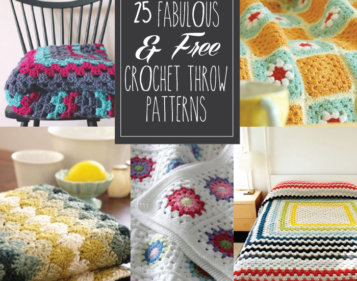 FREE Crochet Throw Blanket Patterns featured by top US crochet blog, Flamingo Toes