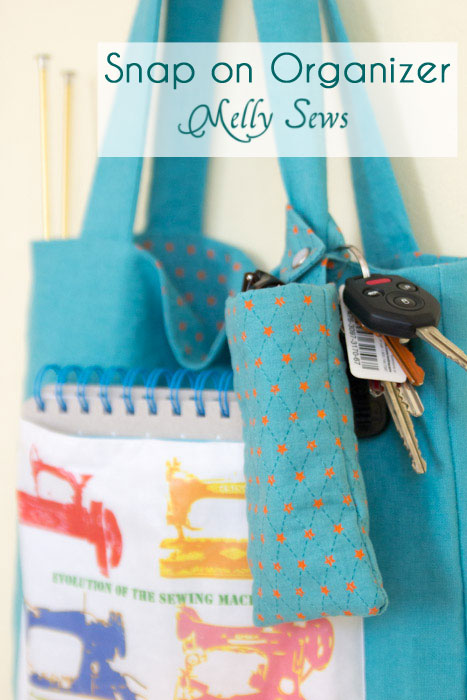 Sewing pattern: Handy purse organizer with snaps – Sewing