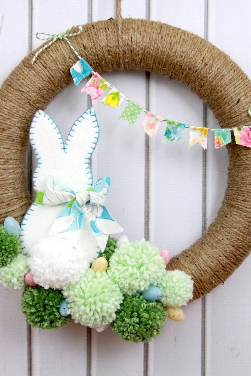 Spring Jute Wreath