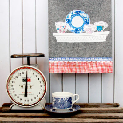 Time for Tea – Pretty DIY Dish Towel