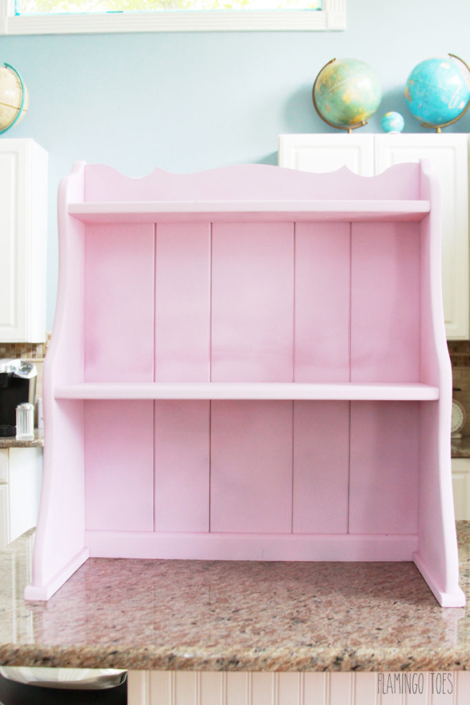 Retro Style Craft Room Bookshelf