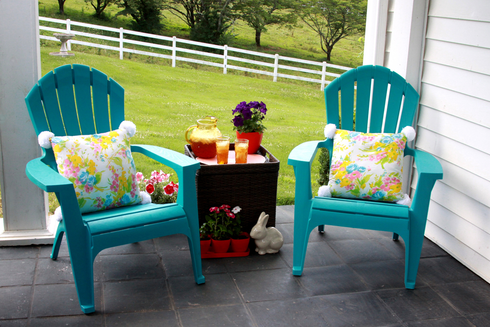 Colorful Summer Front Porch