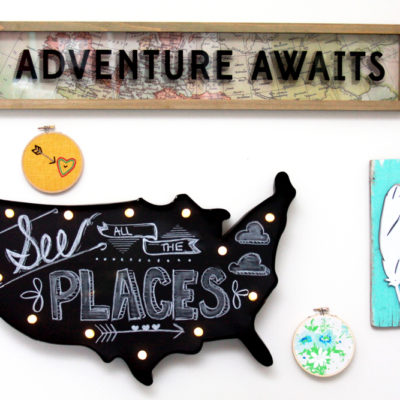 Travel Inspired Gallery Wall