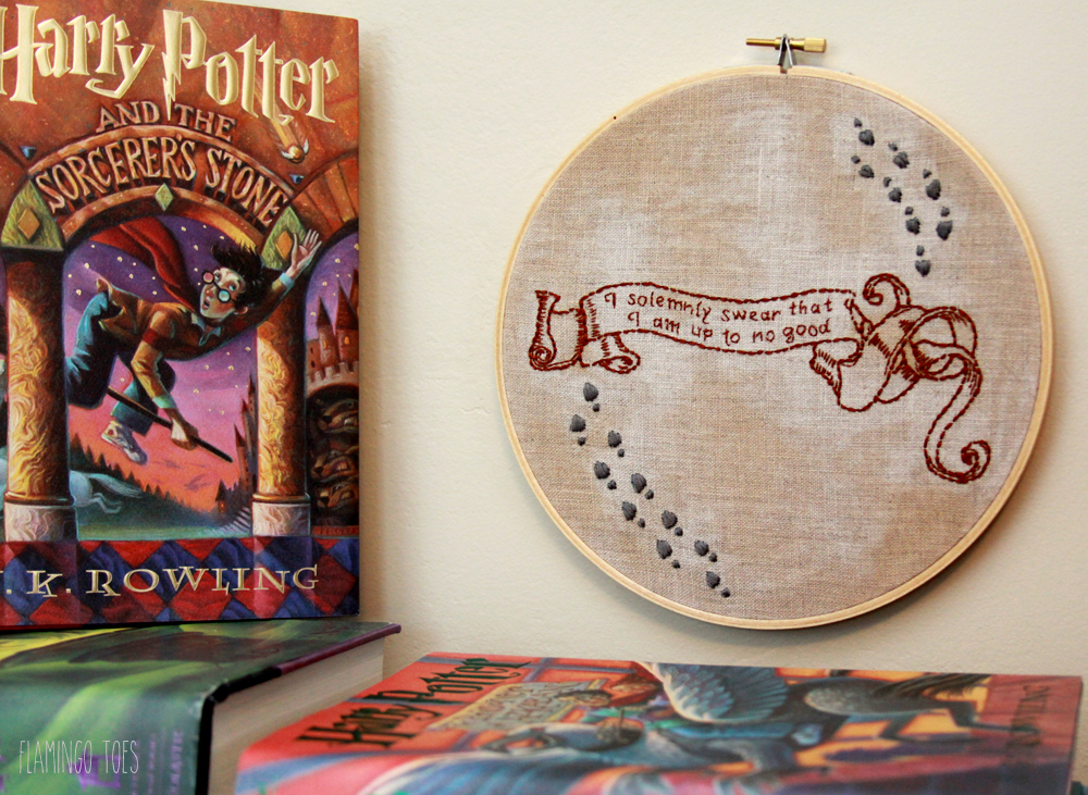 I Solemnly Swear - Harry Potter Hoop Art -