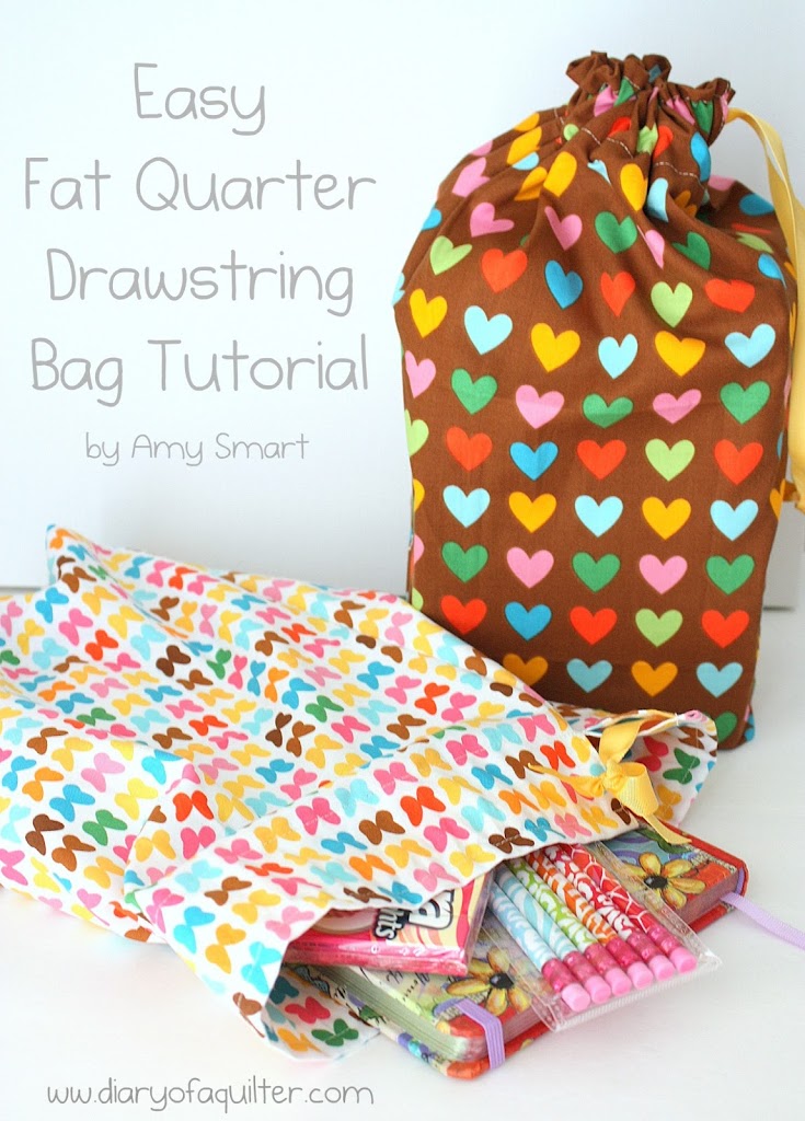 Cute and Colorful Fat Quarter Projects featured by top US sewing blog, Flamingo Toes