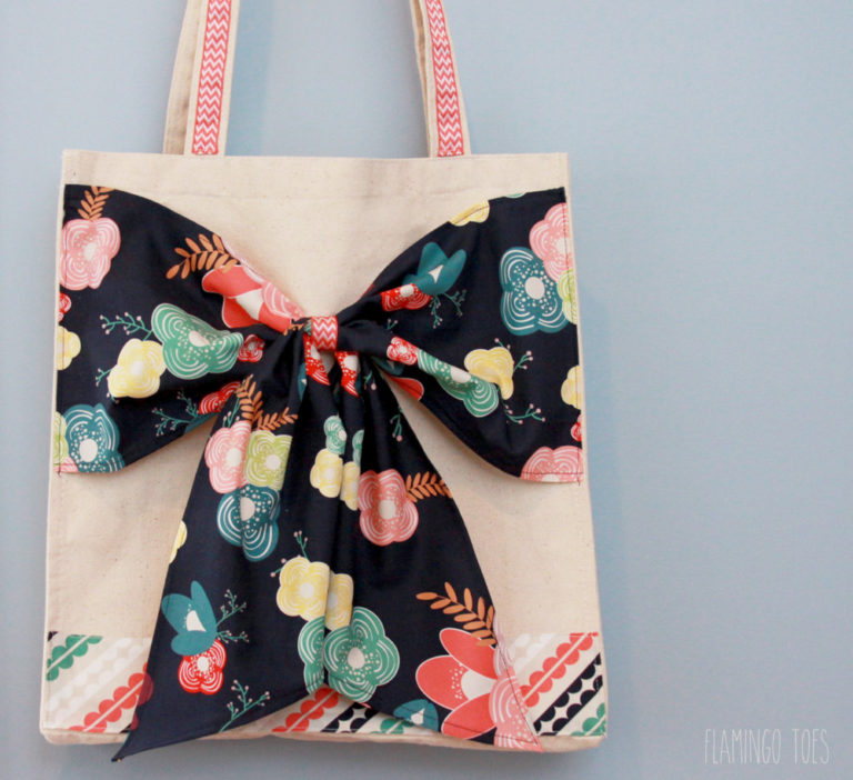 Easy DIY Bow Tote Refashion