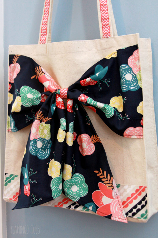 Easy DIY Bow Tote Refashion