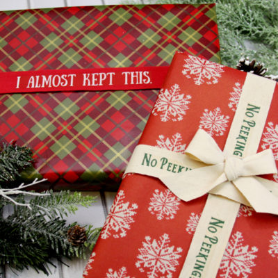 Easy and Fun Customized Christmas Ribbons