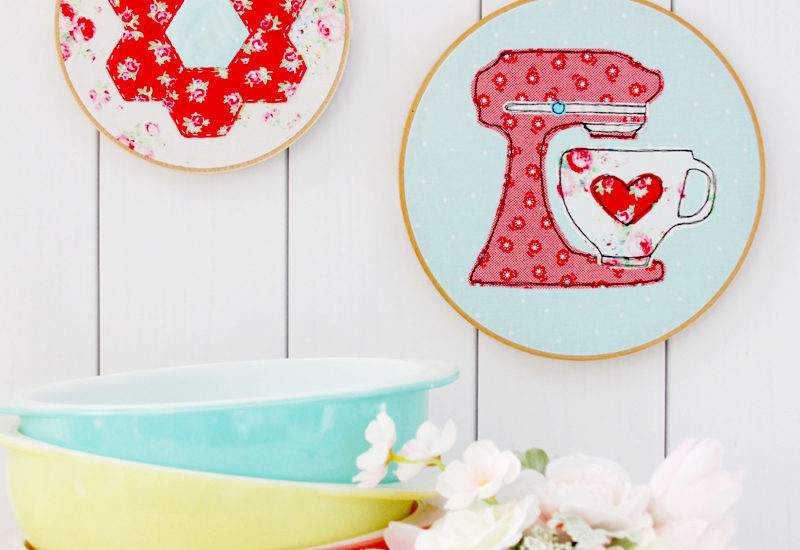 DIY Kitchen Hoop Set from the sewing book A Spoonful of Sugar