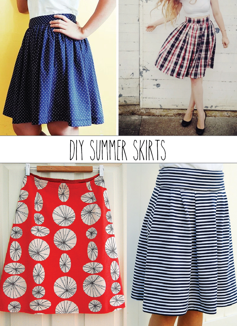 Sew Our Stash: Cute Summer Skirt Pattern Roundup