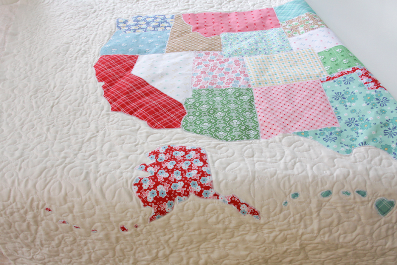 Map Quilt Tutorial Free Motion Quilting on Map Quilt