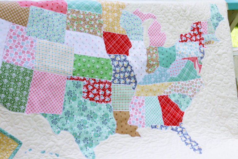 US Map Quilt Tutorial