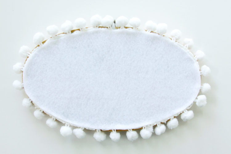 How to Finish the Back of Embroidery Hoop Art