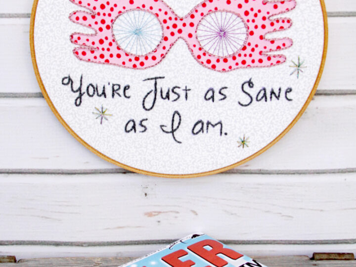 Image for Luna Lovegood Embroidery Hoop Art