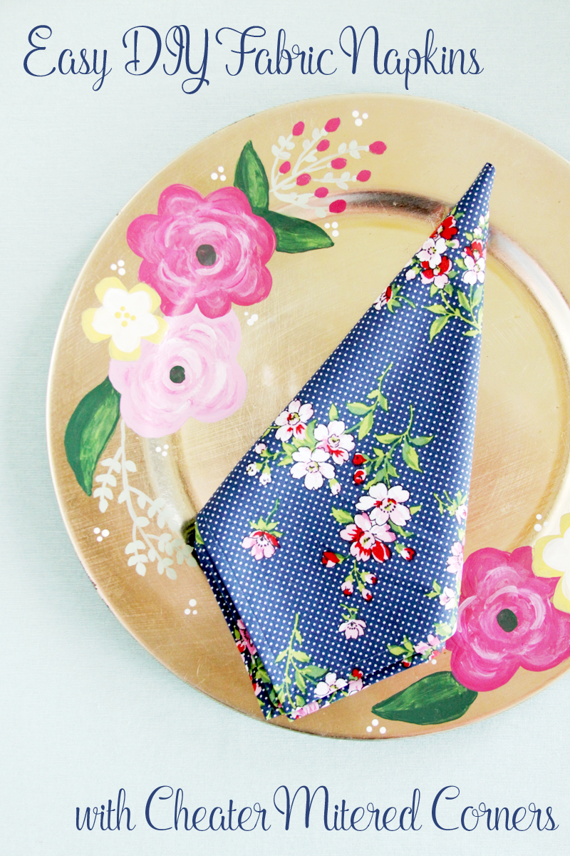 How to make linen napkins, the easy way - I Can Sew This