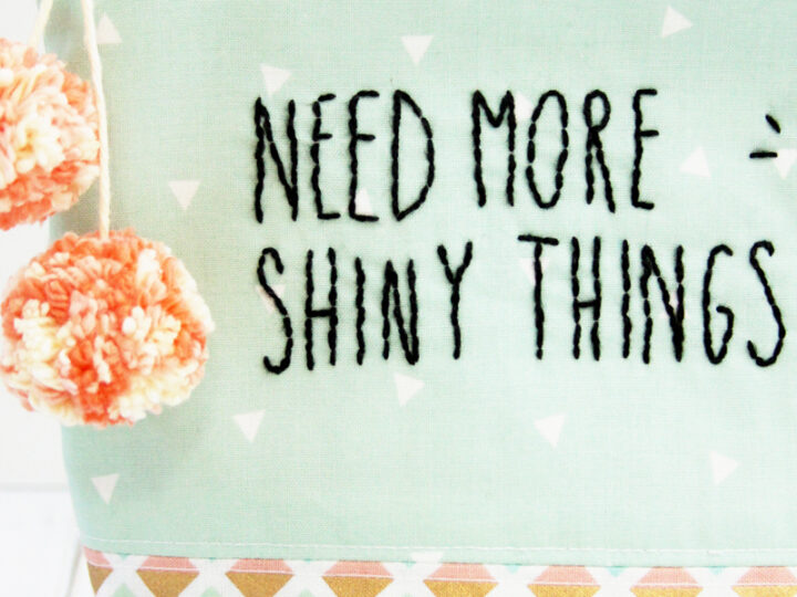 Image for Need More Shiny Things Free Zipper Pouch Pattern