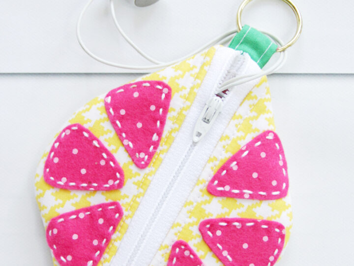 Image for DIY Citrus Earbud Zipper Pouch