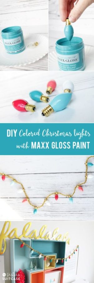Best Christmas Decorating Trends featured by top US craft blog, Flamingo Toes: Bright Colored Christmas