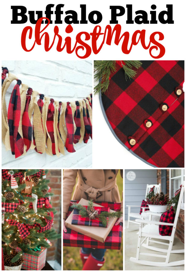 Best Christmas Decorating Trends featured by top US craft blog, Flamingo Toes: buffalo plaid Christmas