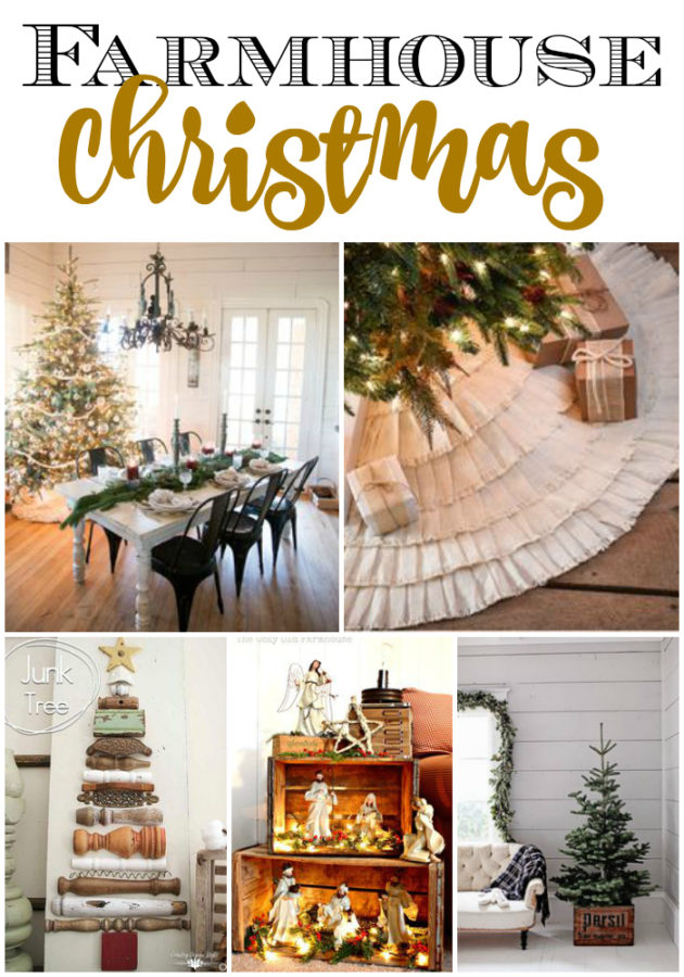 Best Christmas Decorating Trends featured by top US craft blog, Flamingo Toes: Farmhouse Christmas