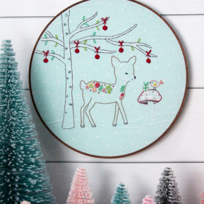 Woodland Winter Christmas Embroidery Pattern