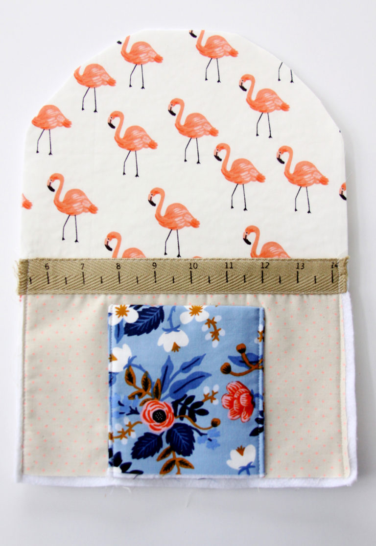 Floral Flamingo Sewing Machine Cover