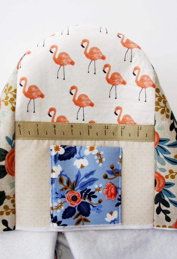 Floral Flamingo Sewing Machine Cover