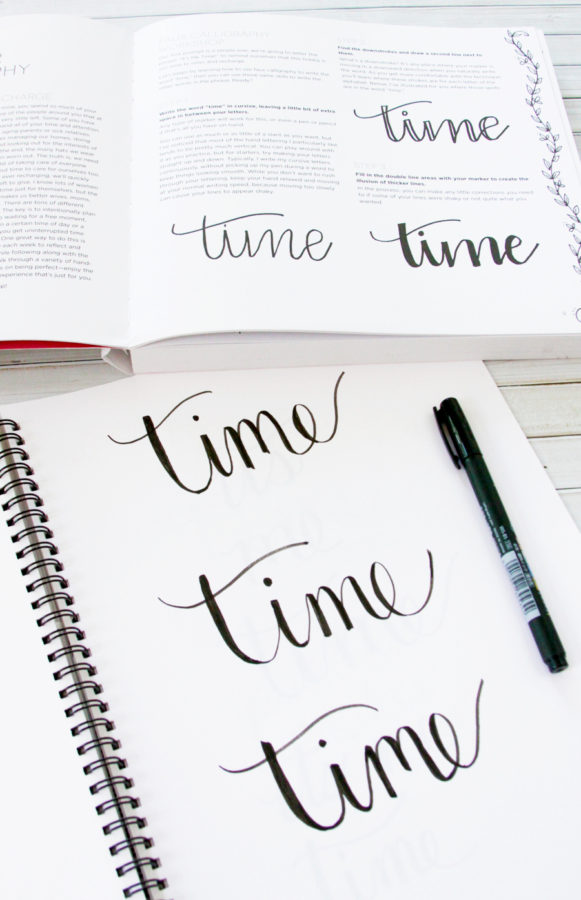 Hand Lettering for Relaxation Workbook