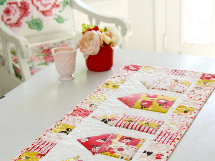 Image for Vintage Daydream Neighborhood Table Runner with Free Pattern