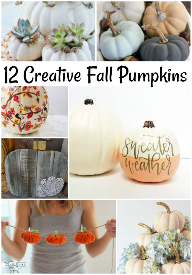 12 Creative Fall Pumpkins