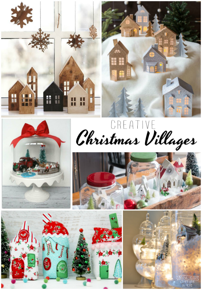 Vintage” Christmas Village (Dollar Store Craft!)