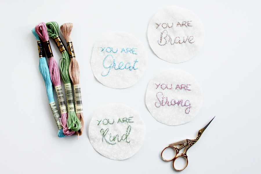 Embroidered Crochet Coasters