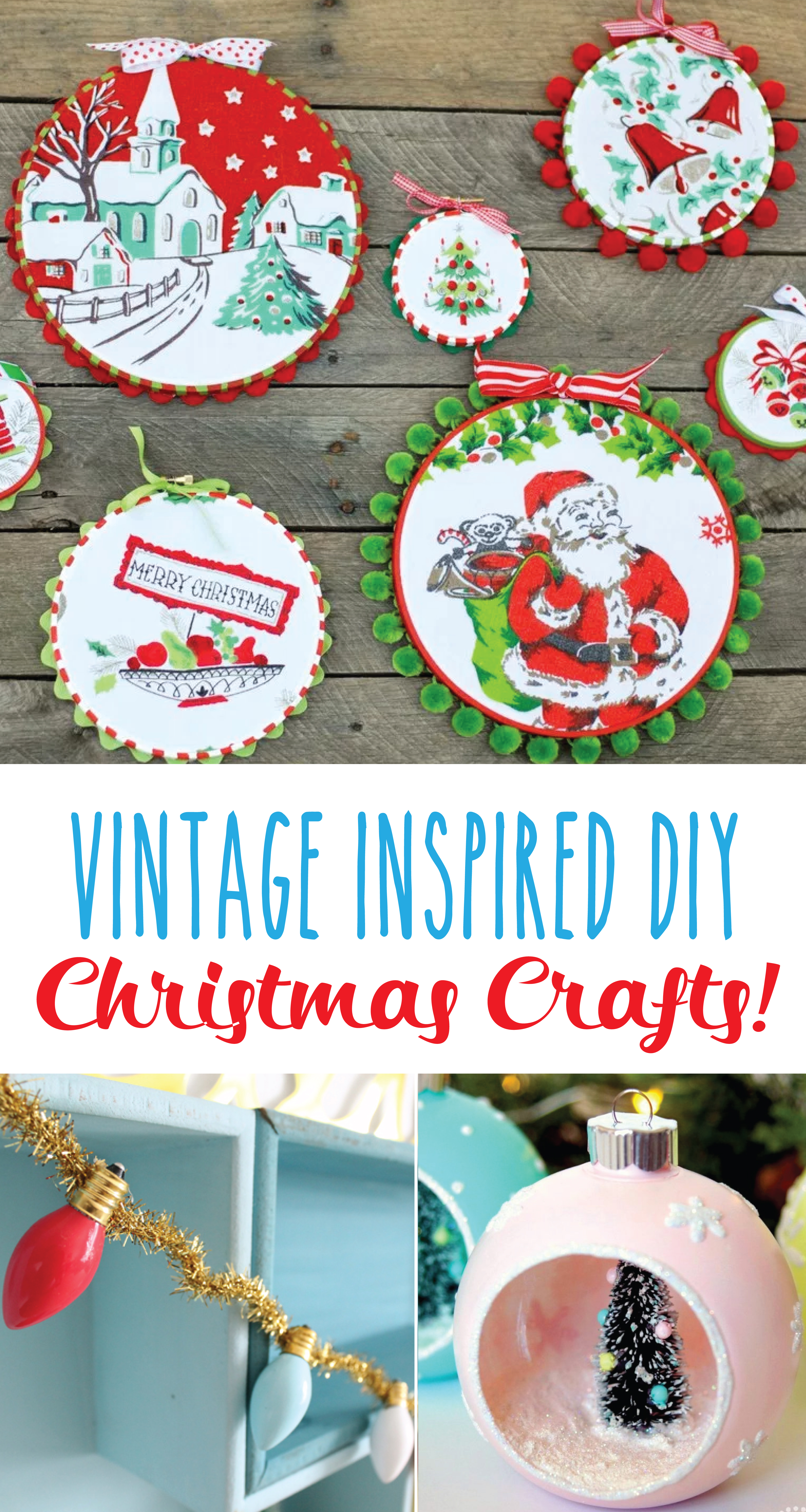 Download Vintage Inspired Christmas Crafts The Scrap Shoppe PSD Mockup Templates