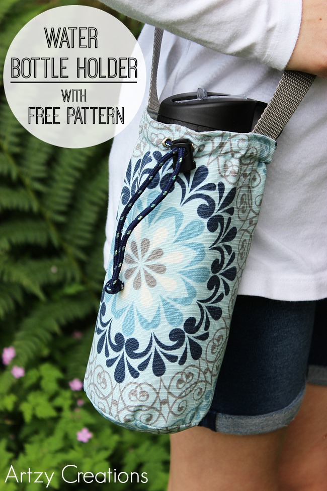 Water Bottle Holder with Free Pattern Artzy Creations