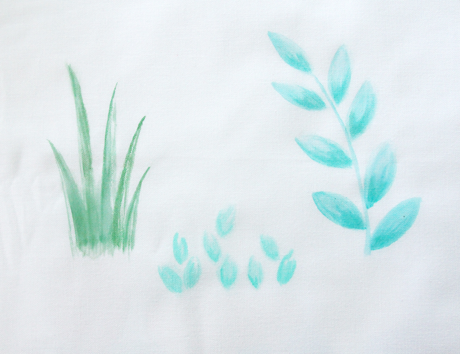 DIY Watercolor Terrarium Pillow